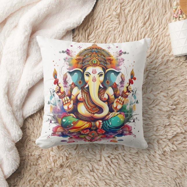 Ganesha, ganesh, ganapati remover of obstacles #3 cushion (Blanket)