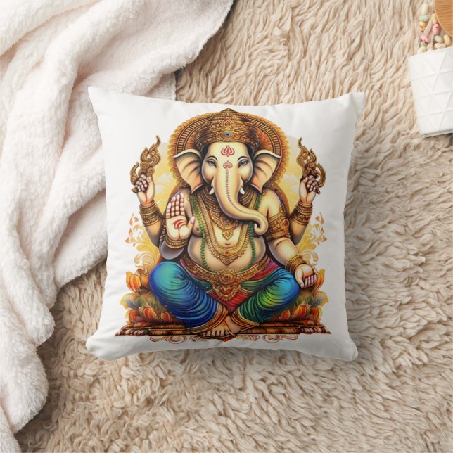 Ganesha, ganesh, ganapati remover of obstacles #4 cushion (Blanket)