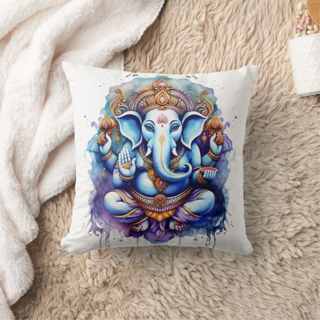 Ganesha, ganesh, ganapati remover of obstacles #6 cushion (Blanket)