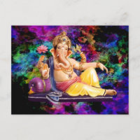 Ganesha Greeting Cards, Stickers, Postcards