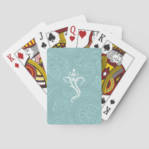 Ganesha Indian Swirl Custom Playing Cards