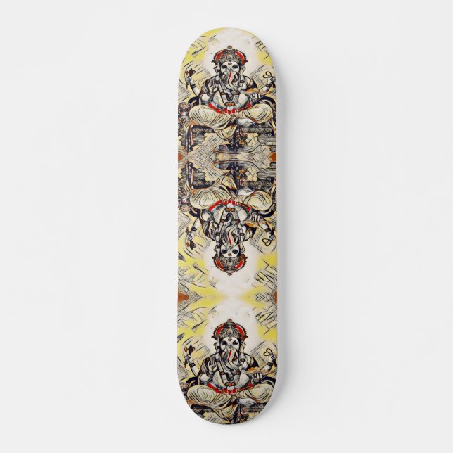 Ganesha Indie Slide Element Custom Pro Park Board Skateboard (Front)