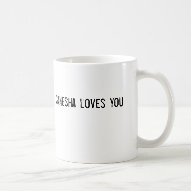 ganesha loves you coffee mug (Right)