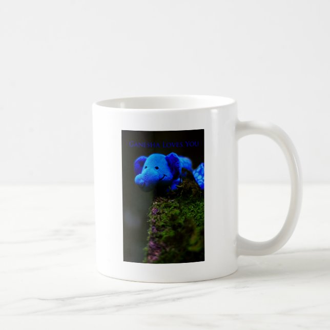 Ganesha Loves You Coffee Mug (Right)