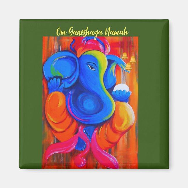 Ganesha Magnet For Diwali (Front)