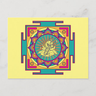 Ganesha Mandala Postcard