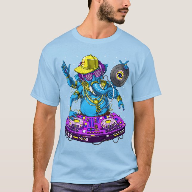 Ganesha Music DJ T-Shirt (Front)
