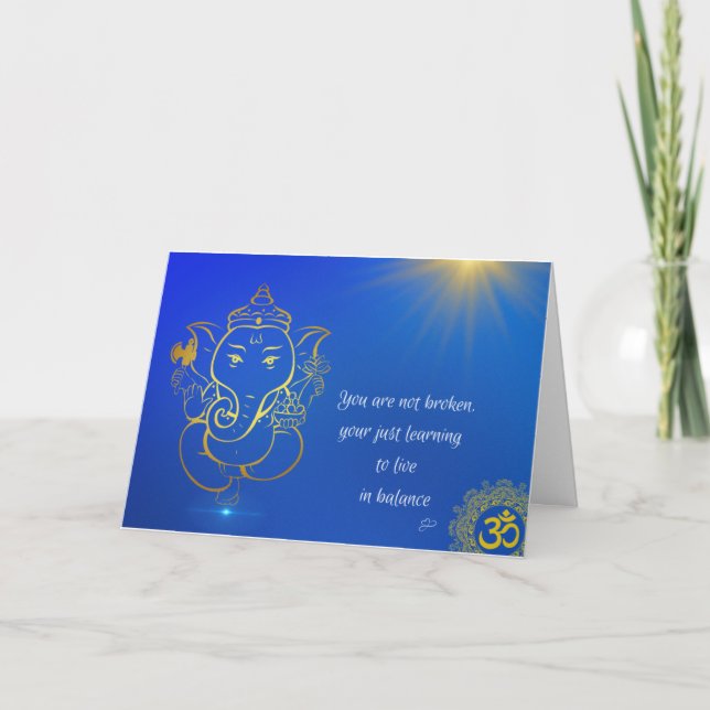Ganesha Note Card (Front)