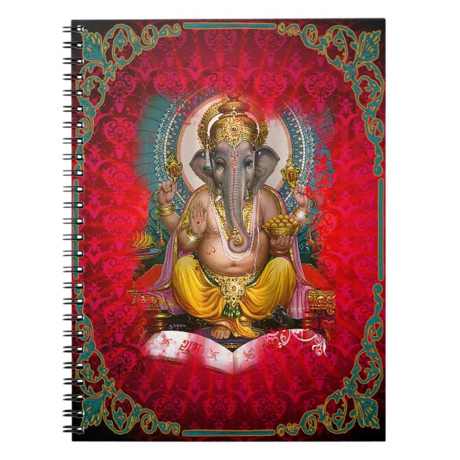 Ganesha - Notebook, Diary Notebook (Front)