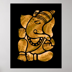 Ganesha Painting Poster