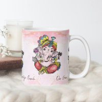 Ganesha pink Ganapathi personalised gift