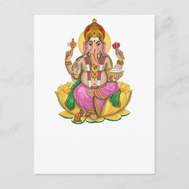 Ganesha postcard (Front)
