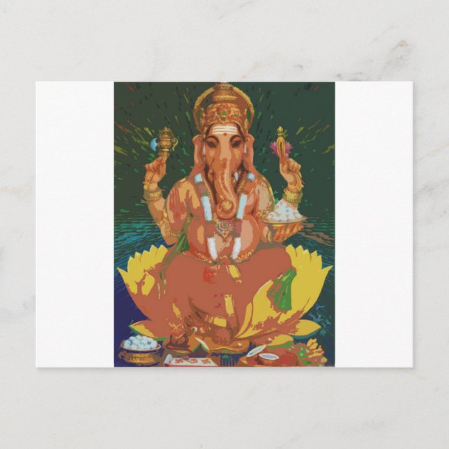 Ganesha Postcard (Front)