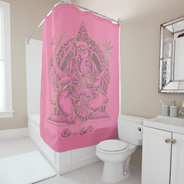 GANESHA - Shower Curtain (In Situ)