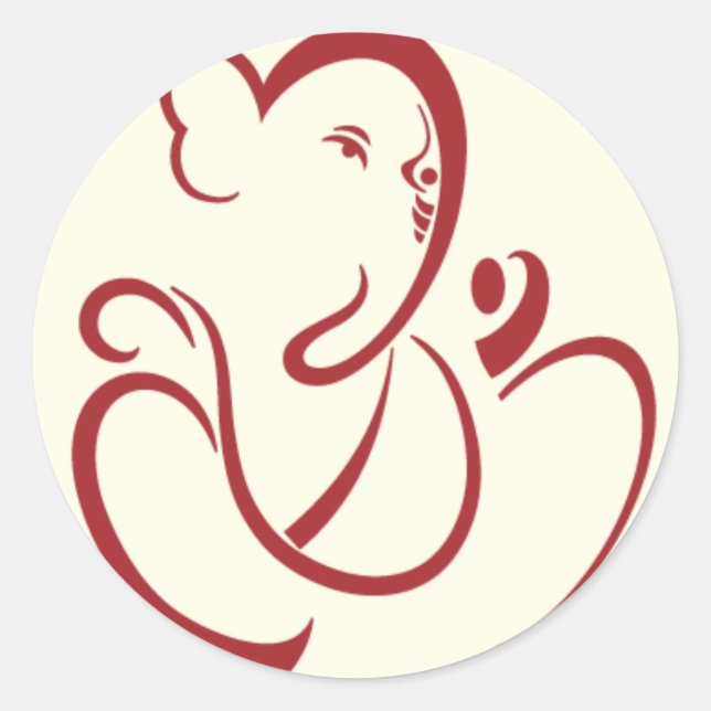 Ganesha Sticker (Front)
