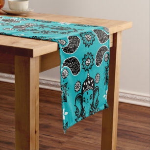 Ganesha Themed Hindu Art Print Medium Table Runner