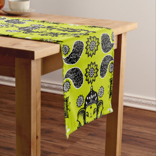 Ganesha Themed Hindu Art Print Medium Table Runner