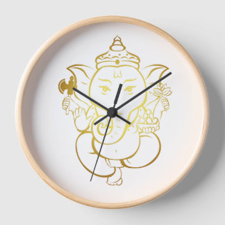 Ganesha wall clock