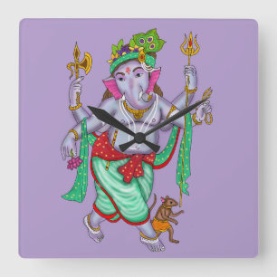 Ganesha Wall Clock