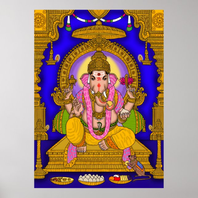 Ganesha Wall  Poster (Front)