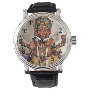 Ganesha Watch (with Roman Numerals)