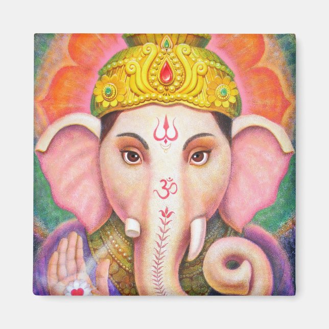 Ganesha's Blessings Magnet (Front)