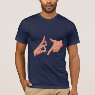Gang Signs Illustration T-Shirt