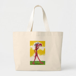Gang Signs Large Tote Bag