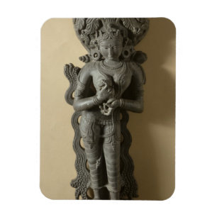 Ganga, goddess who personifies the sacred River Ga Magnet