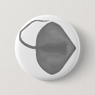 Ganges Stingray 6 Cm Round Badge