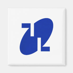 Gangnam District Flag Symbol Seoul South Korea _1  Magnet