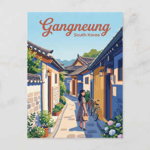 Gangneung Alley South Korea Postcard