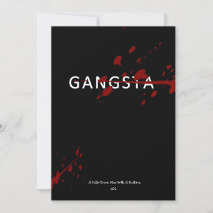 GANGSTA CARD - JAILMATECARDS.CO.UK - BIRTHDAY FUN