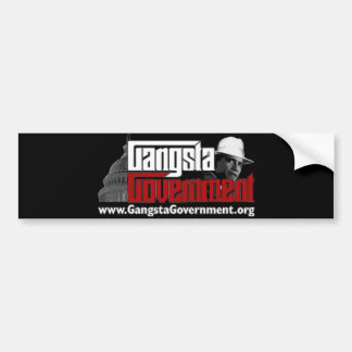 Gangsta Government Bumper Sticker
