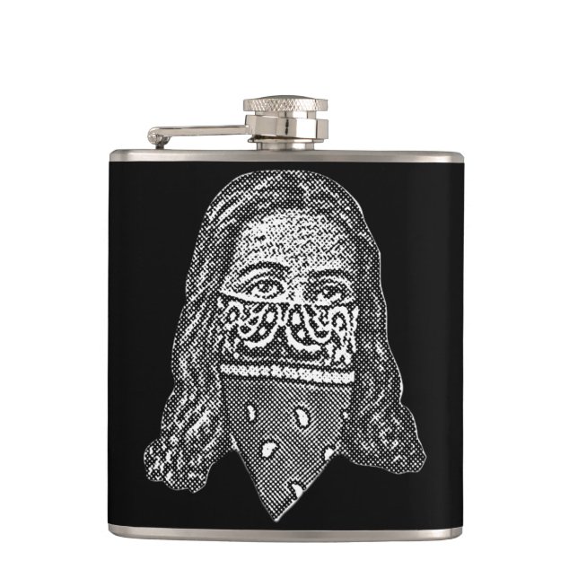 Gangsta Jesus Hip Flask (Front)