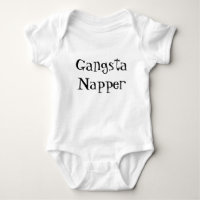 Gangsta Napper Baby One Piece T shirt - Funny baby