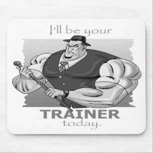 Gangsta' Personal Trainer Mousepad