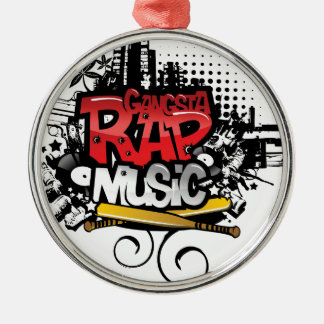 Gangsta Rap Music Metal Tree Decoration