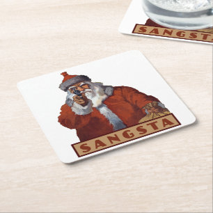 Gangsta Santa coasters
