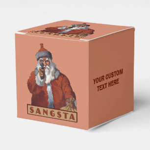 Gangsta Santa custom favour boxes