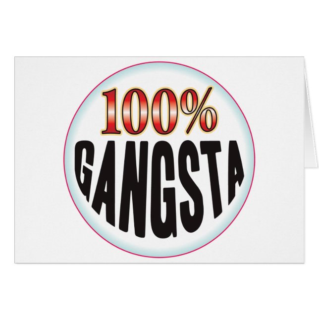 Gangsta Tag (Front Horizontal)
