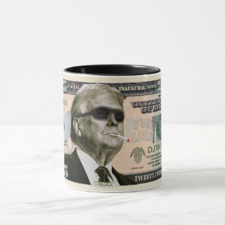Gangsta Trump 2025 Dollar Bill Mug