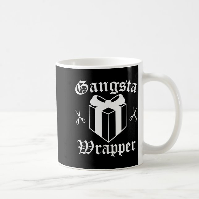 Gangsta Wrapper Christmas Holiday  Coffee Mug (Right)