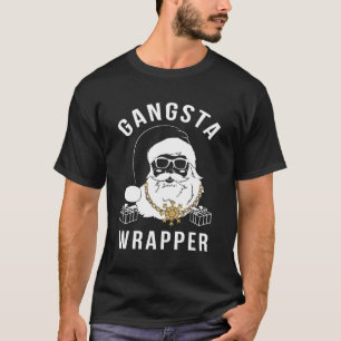 Gangsta Wrapper Gangster Santa T-Shirt