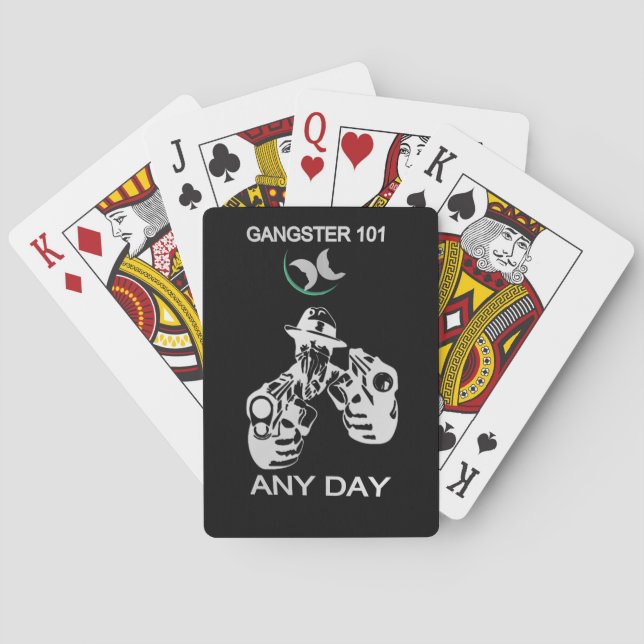 GANGSTER 101 PLAYING CARDS (Back)