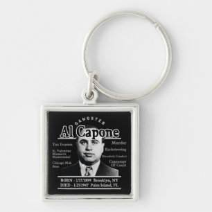 Gangster Al Capone Key Ring