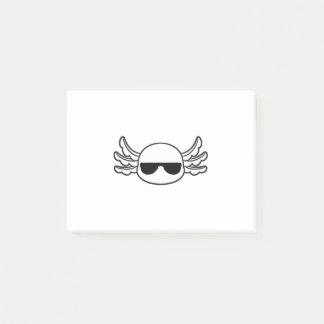 Gangster Axolotl Shades Funny Fish Funny Post-it Notes