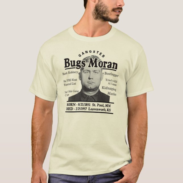 Gangster Bugsy Siegel T-Shirt (Front)