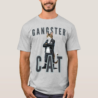 Gangster Cat Bad Boy T-Shirt
