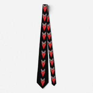 Gangster cat tie